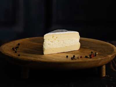 Gefüllter Brie mit Knobli