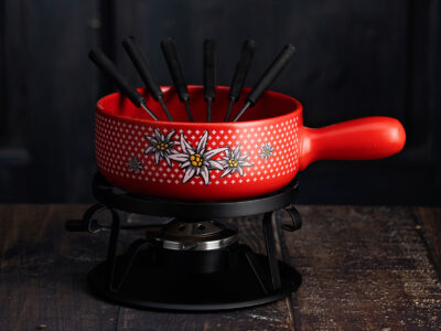 Fondueset Edelweiss 9-teilig
