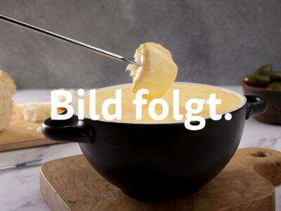 Fondueset Blumen 9-teilig mit Tonpfanne